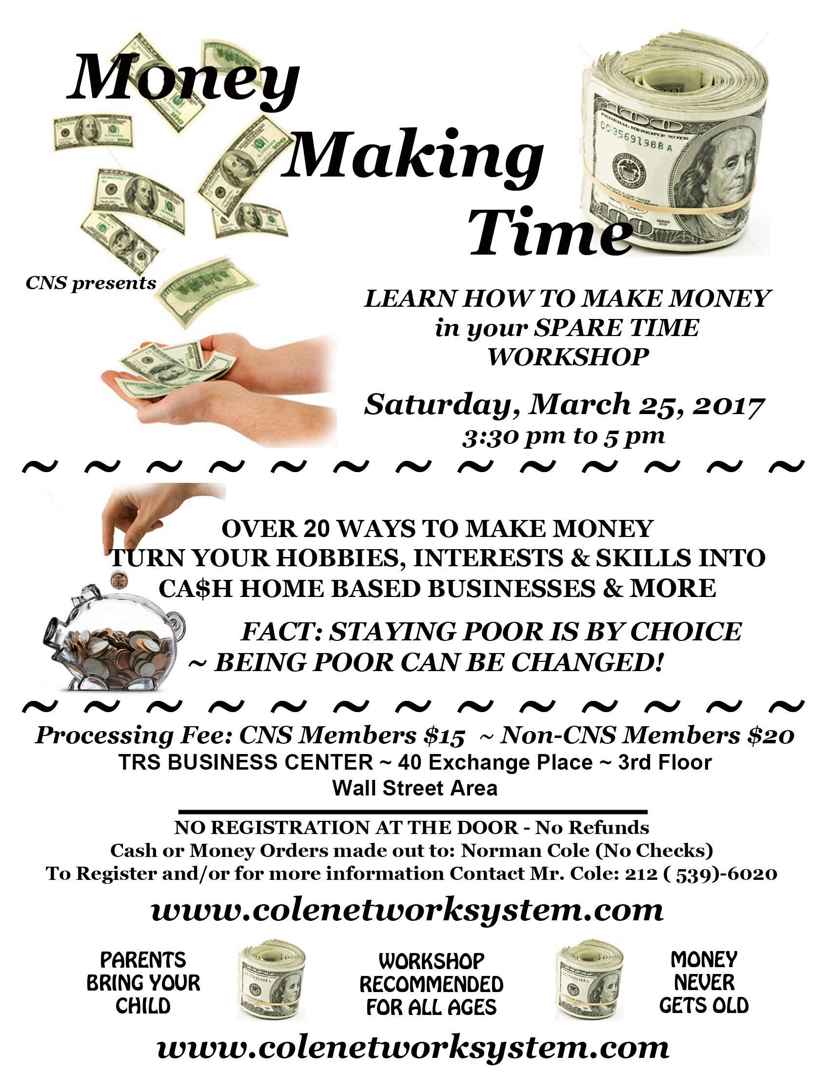 Money Making WORKSHOP second 2017